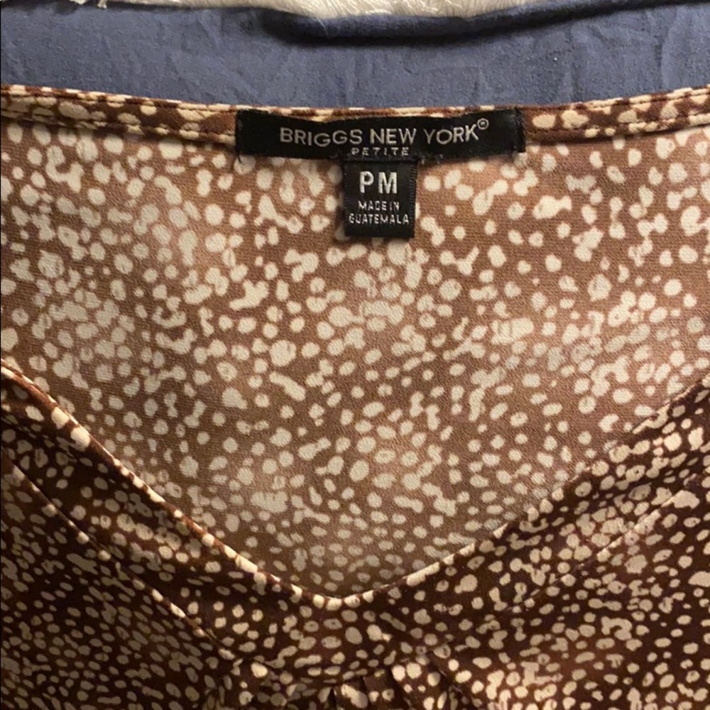 Briggs of New York fashion short sleeve blouse - Picture 2 of 3